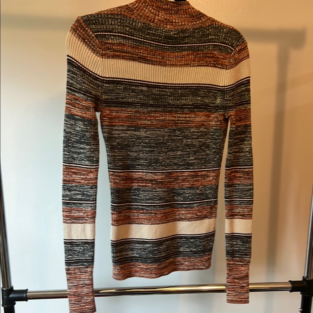 Prana Striped Turtleneck Sweater - Picture 3 of 4